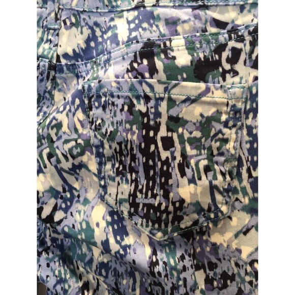 Nine West Chrystie Capri Pants Size 8 Blue Casual Summer Cropped Jeans - Picture 12 of 15